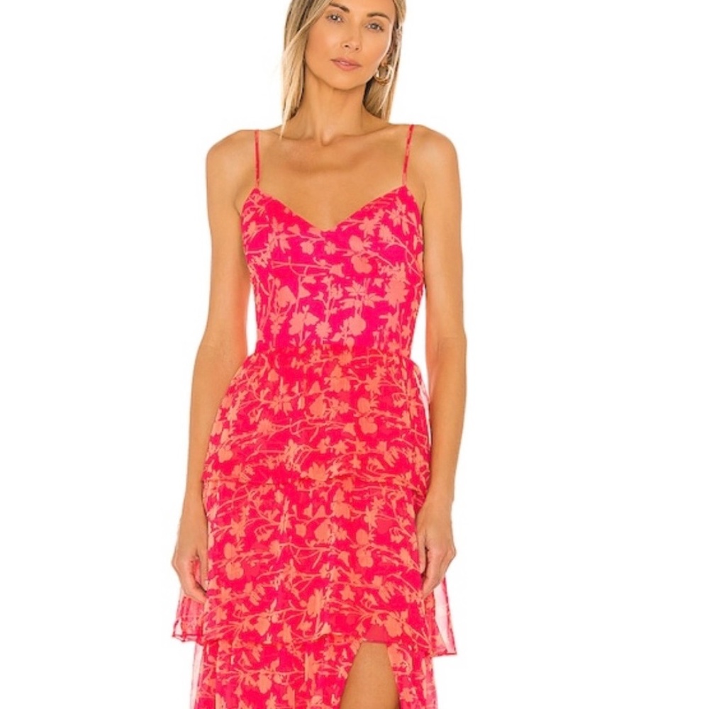 Amanda Uprichard Thaddea Maxi Dress in Brookeside